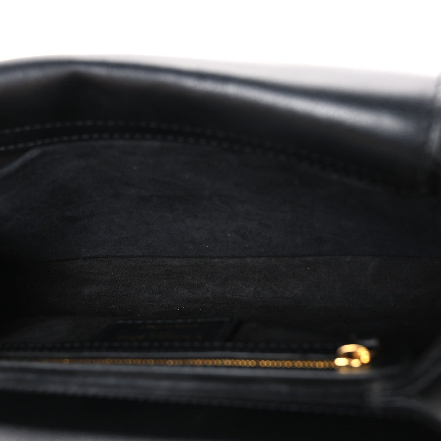 Calfskin Cannage Small Dior Jolie Top Handle Black