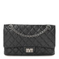 Aged Calfskin Quilted 2.55 Reissue 225 Flap Black