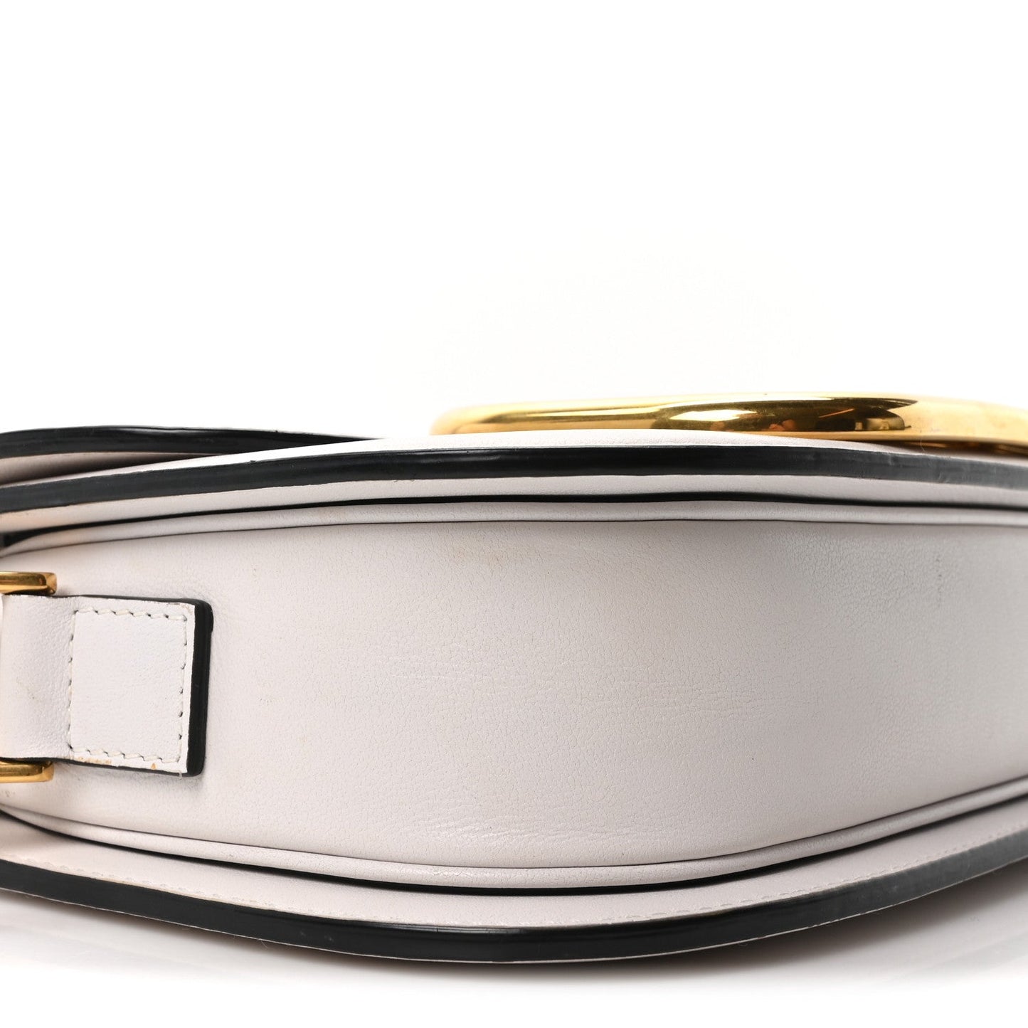 Smooth Calfskin Supervee Shoulder Bag Optic White