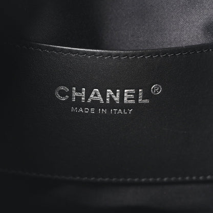 Caviar Quilted Medium Chanel 25 Handbag Black