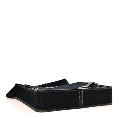 Toile Officier Buenaventura Messenger Bag Black