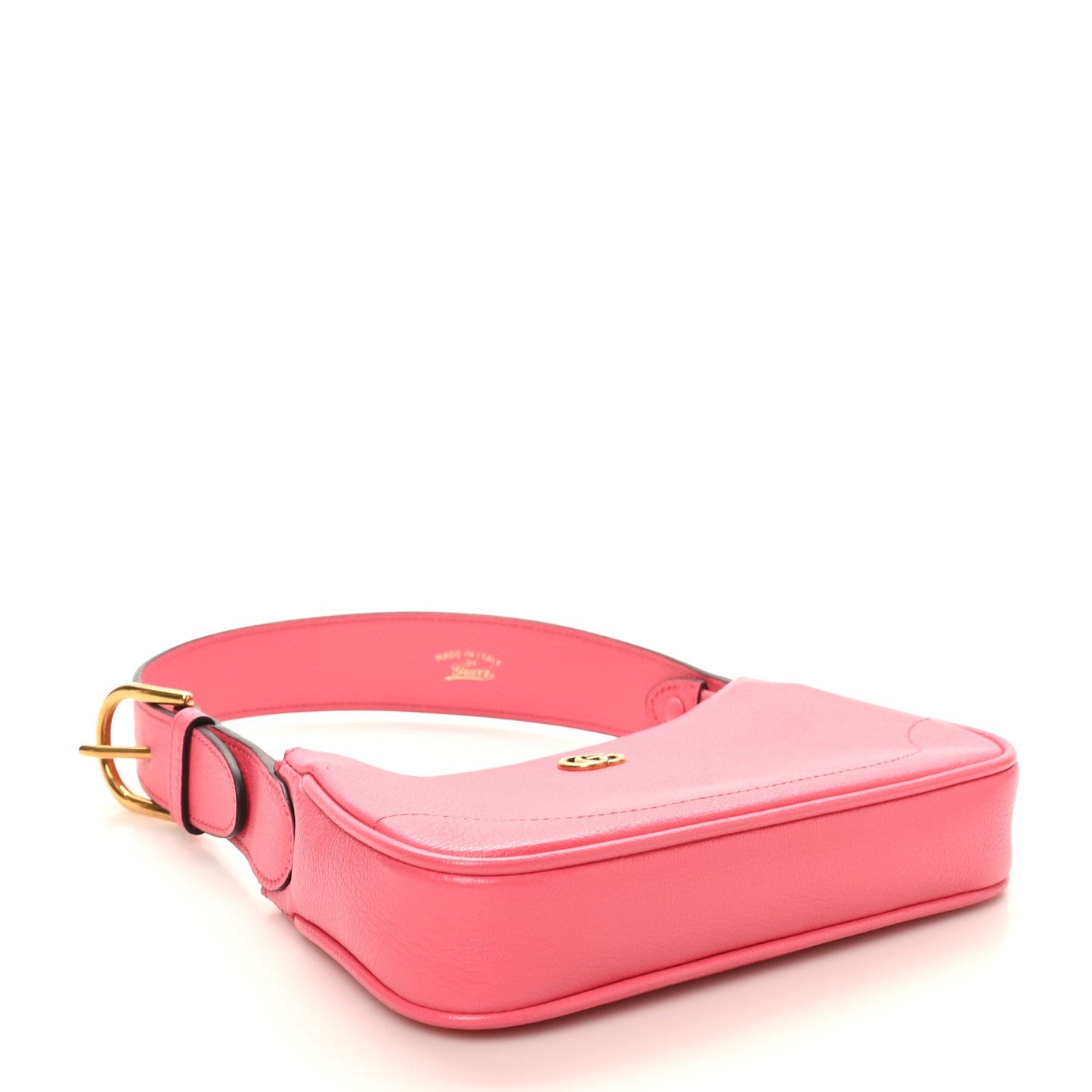 Goatskin Mini Aphrodite Shoulder Bag Rhodamine Pink