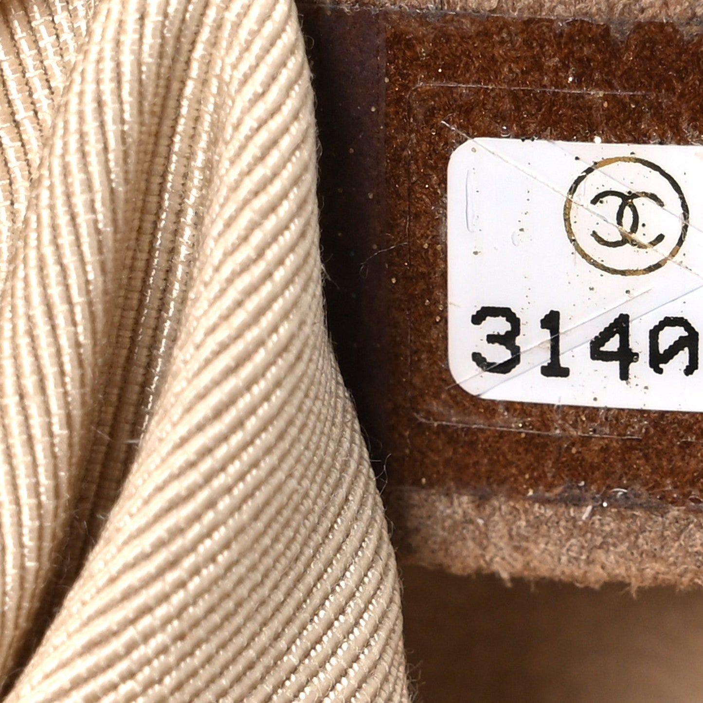 Lambskin Quilted Large Chanel 19 Flap Beige