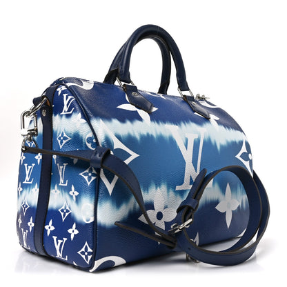 Monogram Escale Speedy Bandouliere 30 Blue