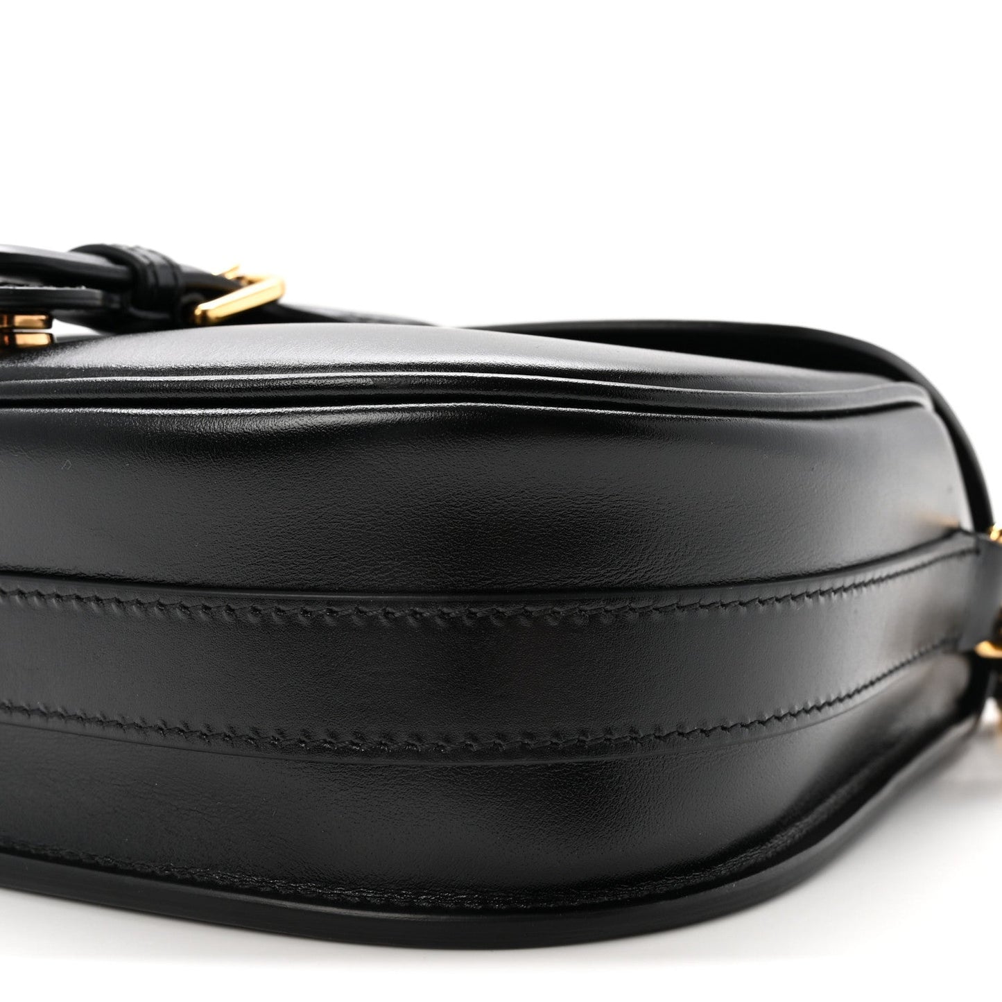 Box Calfskin Medium Bobby Flap Black