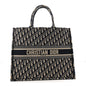 Oblique Large Book Tote Blue Multicolor