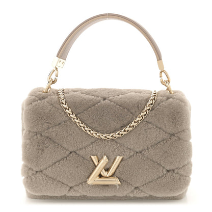 Shearling Malletage Top Handle GO-14 PM Grey