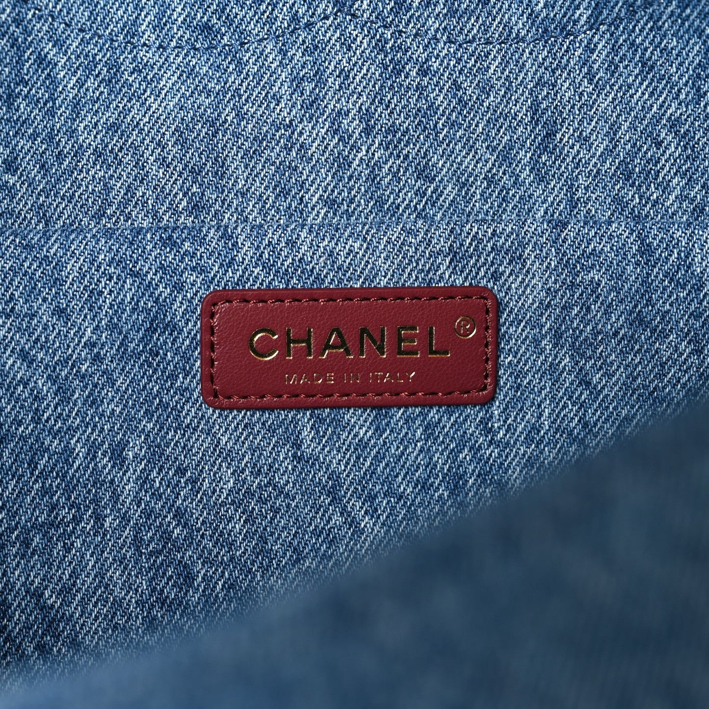 Denim Small Souplissimo Maxi Flap Blue