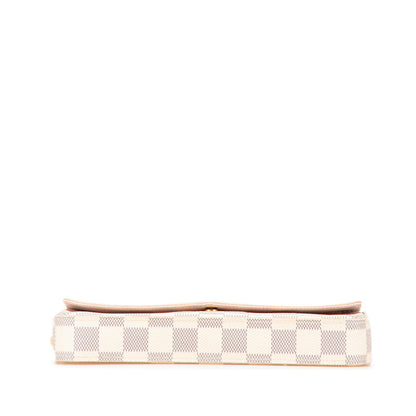Louis Vuitton Pochette Felicie Damier Azur Chain Shoulder Bag