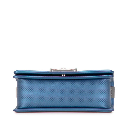 Chanel Boy Chanel Matelasse Punching Leather Shoulder Bag