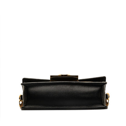 Louis Vuitton Portefeuille Dauphine Monogram Leather Chain Shoulder Bag