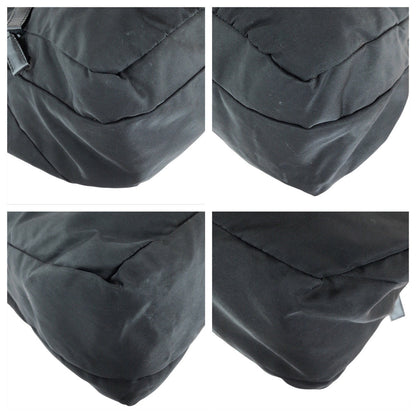 Prada Tessuto Triangle Logo Plate Nylon Shoulder Bag