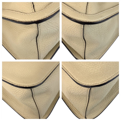 Gucci Leather Bamboo Daily Flap 2way Shoulder Bag 370826