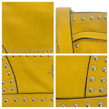 Prada Leather Triangle Logo Plate Shoulder Bag 501938