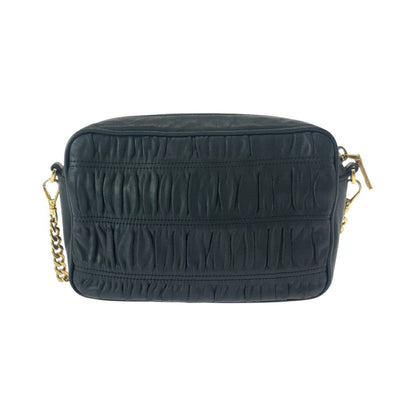 Prada 1BH112 Nappa Leather Chain Shoulder Bag