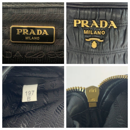 Prada 1BH112 Nappa Leather Chain Shoulder Bag