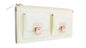 J&C J11-012 AVARIO Ivory Zippered  Large Wallet