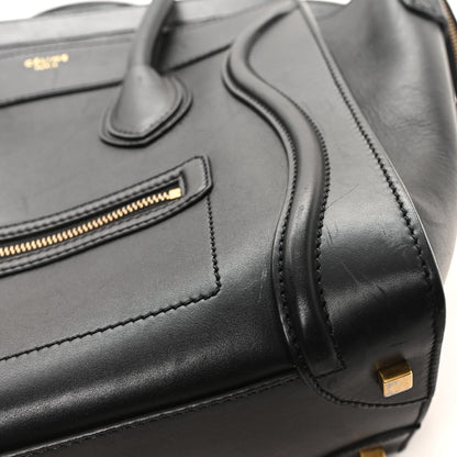 Smooth Calfskin Mini Luggage Black