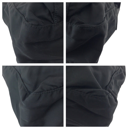 Prada Tessuto Triangle Logo Plate Nylon Shoulder Bag 50