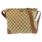 Gucci GG Canvas Leather Shoulder Bag