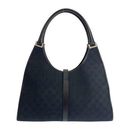 Gucci Jackie GG Canvas Leather Shoulder Bag