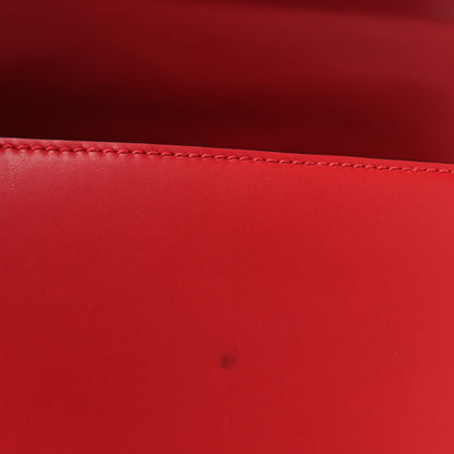 Calfskin Small Sylvie Shoulder Bag Hibiscus Red
