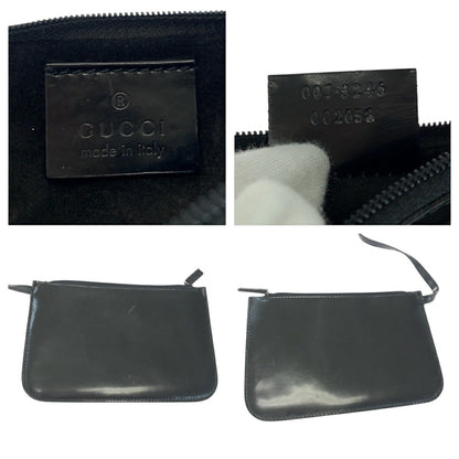 Gucci Sherry Line Patent Leather Shoulder Bag