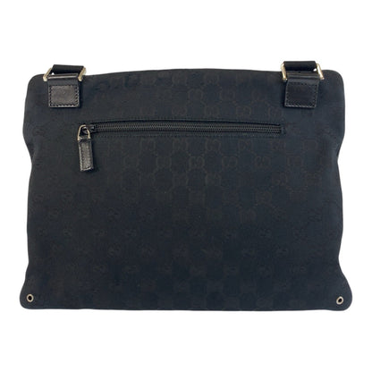 Gucci GG Canvas Leather Shoulder Bag