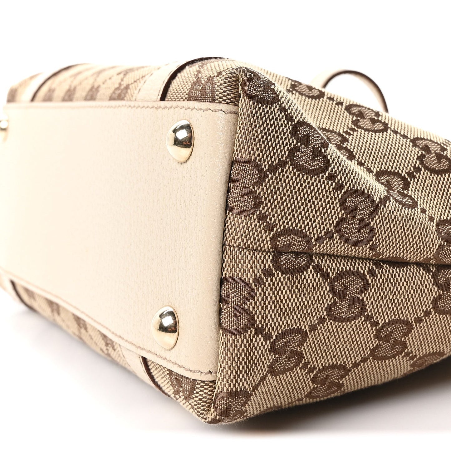 Monogram Small Abbey Tote Off White