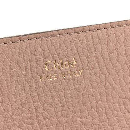 Grained Lambskin Drew Shoulder Bag Cement Pink