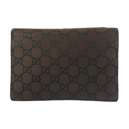 Gucci GG Pattern Nylon Clutch Bag