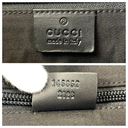 Gucci GG Canvas Leather Shoulder Bag