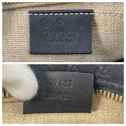 Gucci Microguccissima Interlocking Leather Shoulder Bag