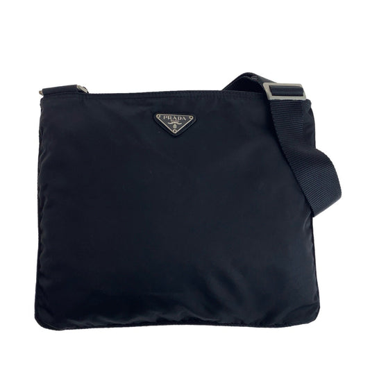 Prada Tessuto Triangle Logo Nylon Shoulder Bag