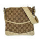 Gucci GG Canvas Leather Shoulder Bag