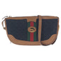 Gucci Old Gucci GG Canvas Leather Shoulder Bag