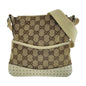 Gucci GG Canvas Leather Shoulder Bag