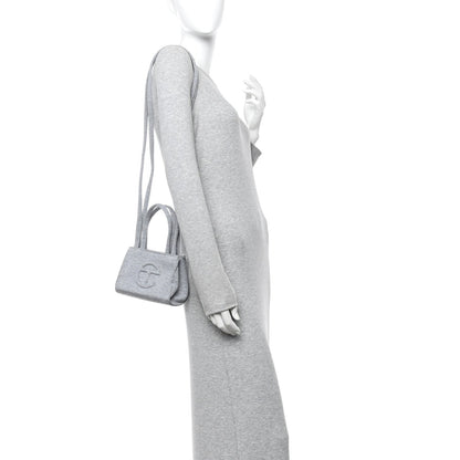 X UGG Fleece Small Shopping Bag Heather Grey