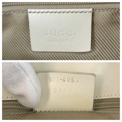 Gucci Jackie GG Canvas Leather Shoulder Bag