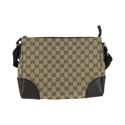 Gucci GG Canvas Leather Shoulder Bag