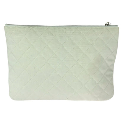Chanel Coco Cuba Canvas Clutch Bag