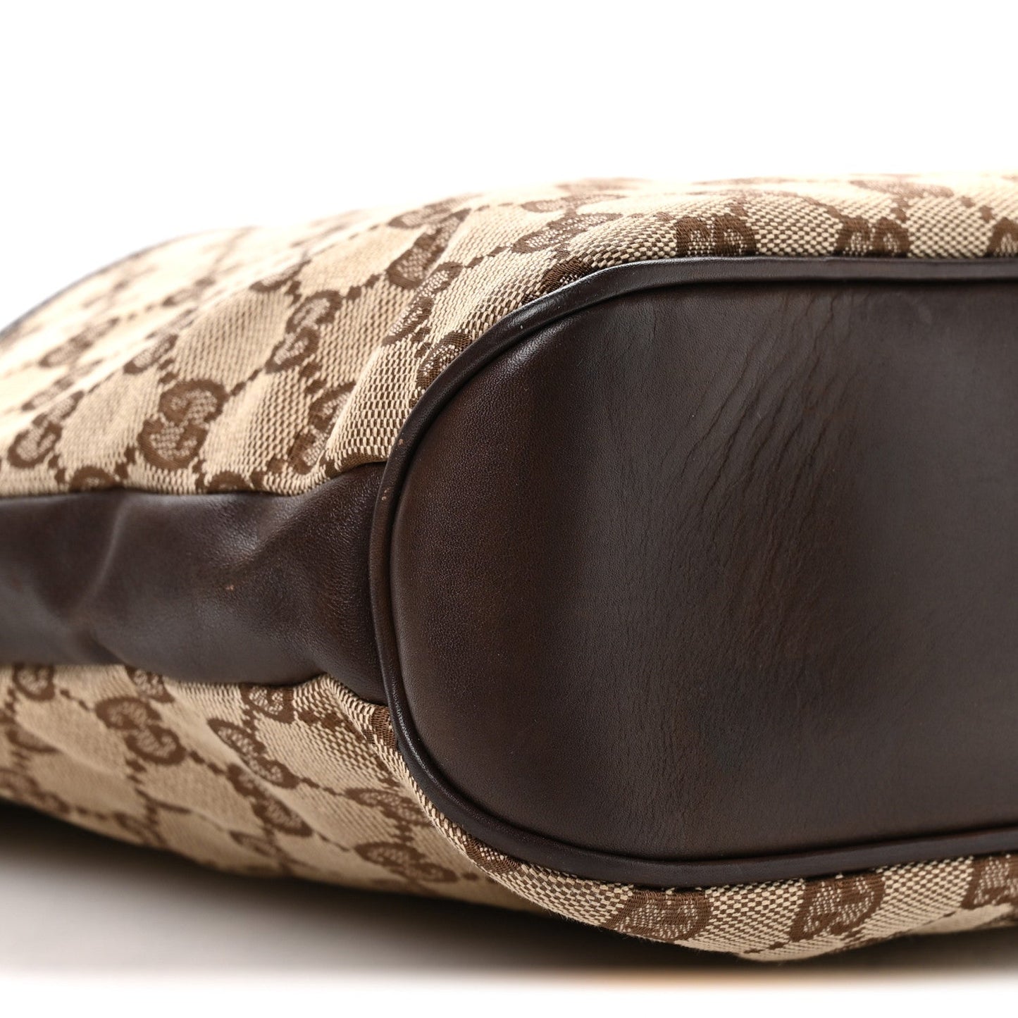 Monogram Braided Shoulder Bag Brown