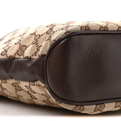 Monogram Braided Shoulder Bag Brown