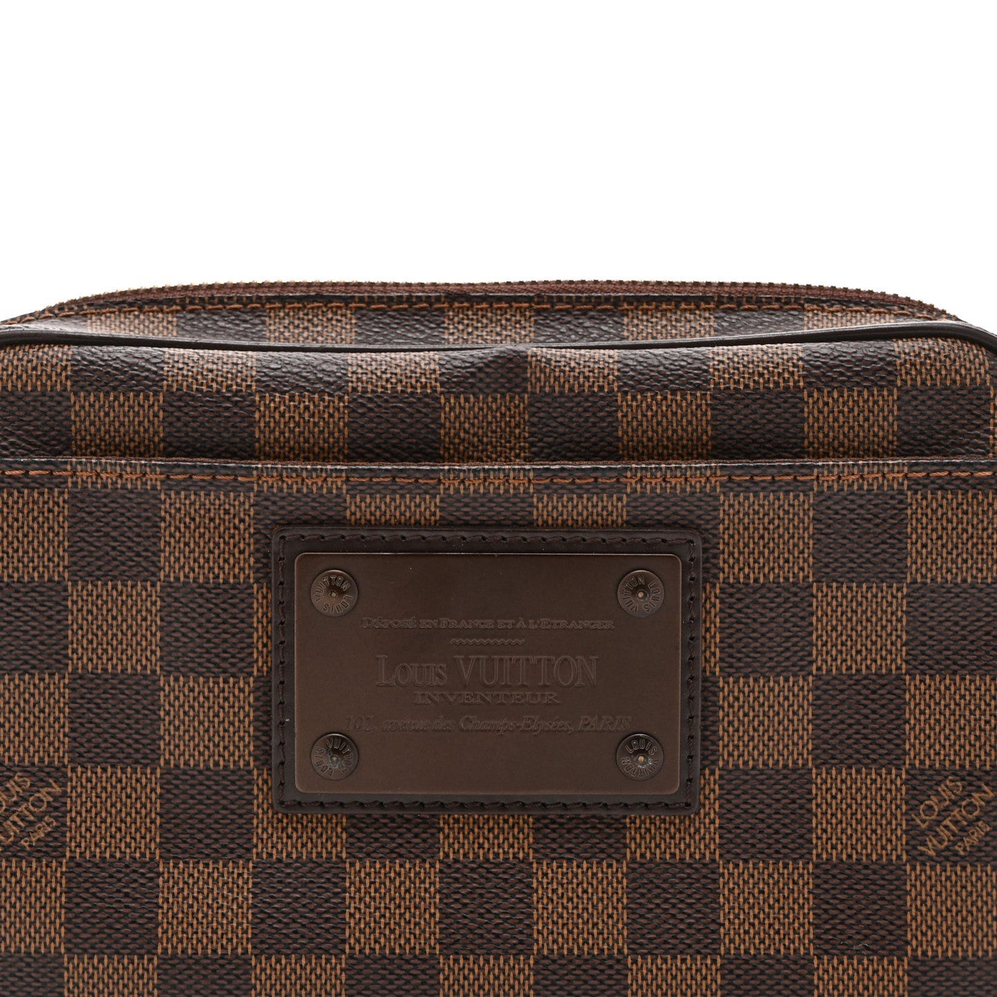 Damier Ebene Brooklyn Bum Bag