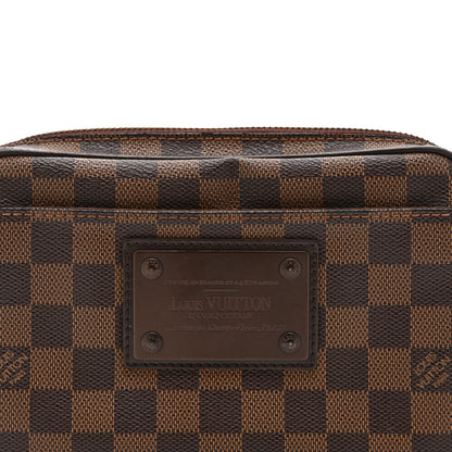 Damier Ebene Brooklyn Bum Bag