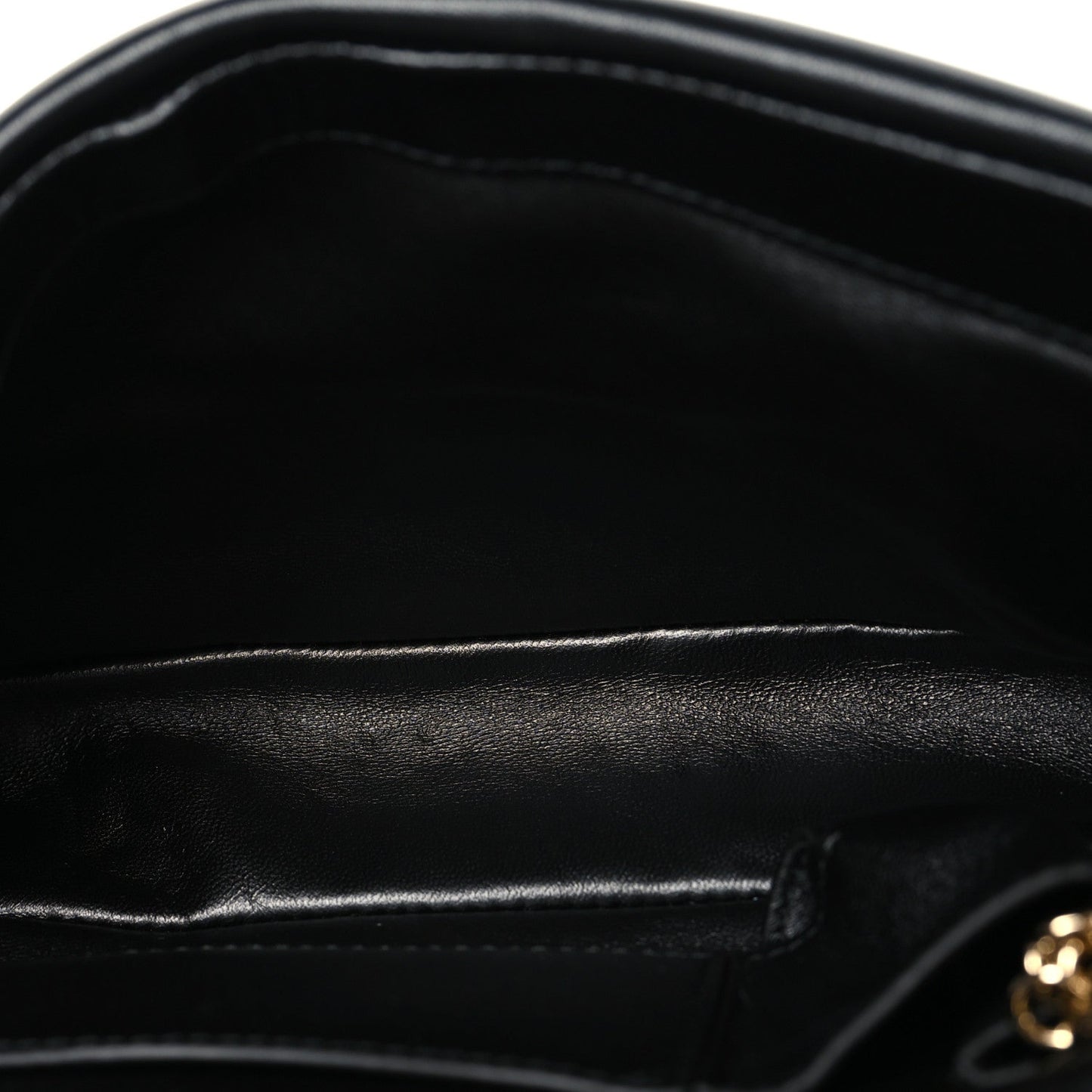 Lambskin Small GG Milano Top Handle Shoulder Bag Black