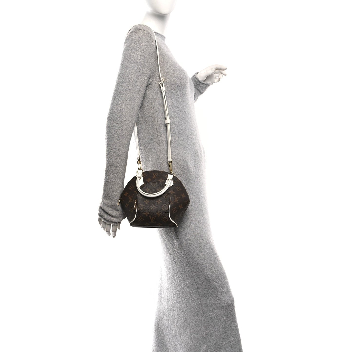Monogram LV Match Ellipse BB White