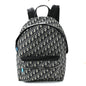 Oblique Calfskin Rider Backpack Beige Black