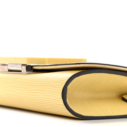 Epi Louise Strap PM Jaune Pale