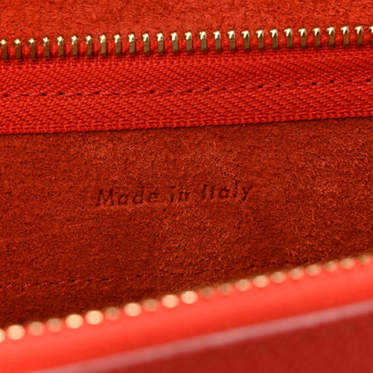 Grained Calfskin Nano Belt Bag Coral